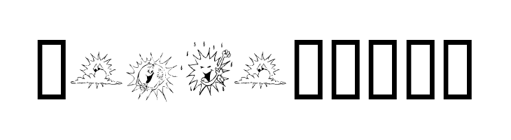 KR Sun Dings  Free Fonts Download