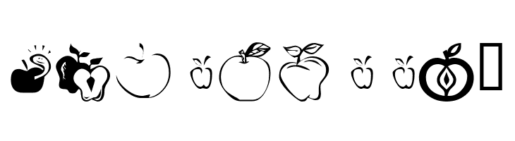 KR Apple A Day  Free Fonts Download