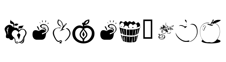 KR Apple A Day  Free Fonts Download