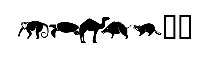 KR Menagerie  Free Fonts Download