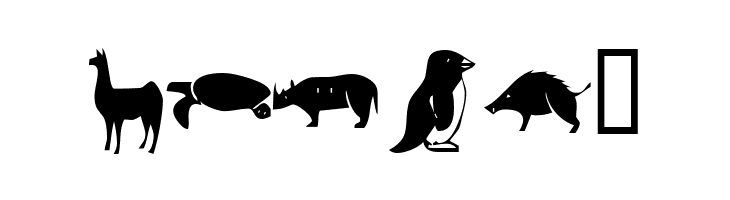 KR Menagerie  Free Fonts Download