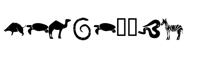 KR Menagerie  Free Fonts Download