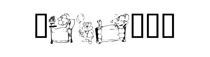 KR Get Well Dings  Free Fonts Download