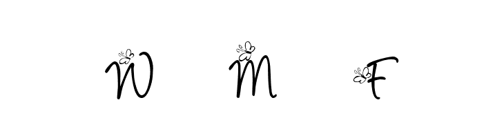 KR Butterfly  Free Fonts Download