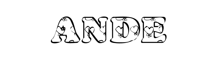 KR Heartfilled  Free Fonts Download