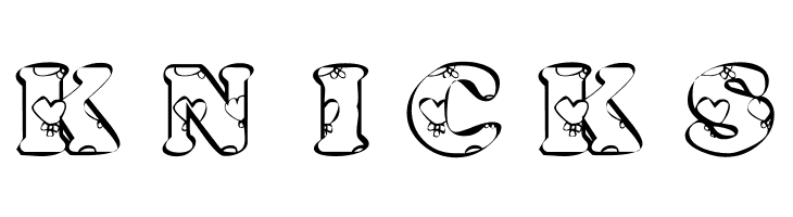 KR Heartfilled  Free Fonts Download