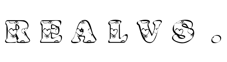 KR Heartfilled  Free Fonts Download