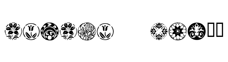 KR Fleurish Circle  Free Fonts Download