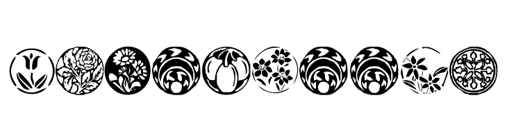 KR Fleurish Circle  Free Fonts Download