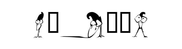 KR Crazy Crow  Free Fonts Download