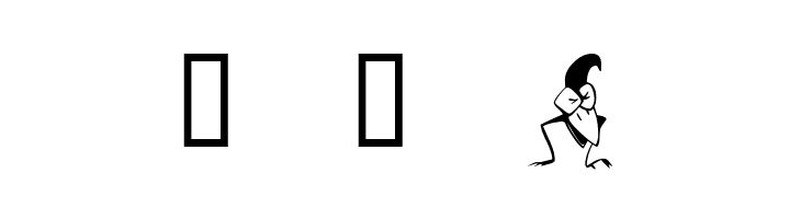 KR Crazy Crow  Free Fonts Download