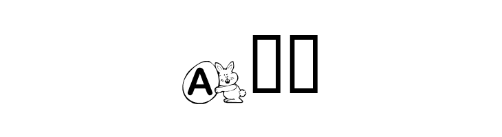 KR Mr. Bunny  Free Fonts Download