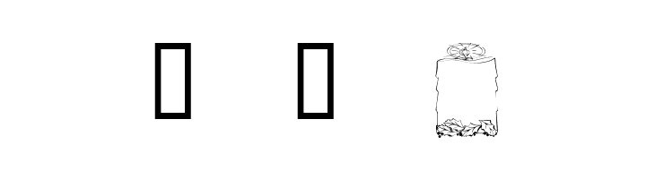 KR Holiday Frames 1  Free Fonts Download