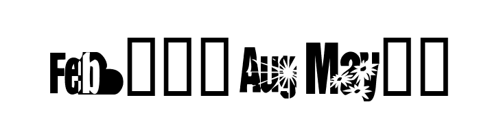 KR Calendar  Free Fonts Download