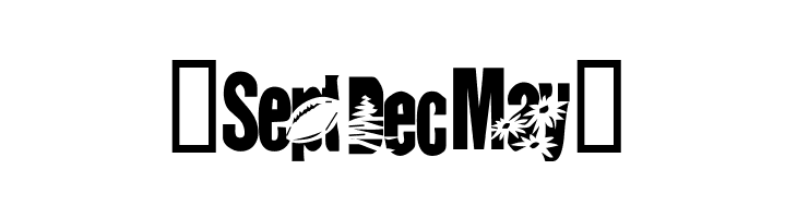 KR Calendar  Free Fonts Download