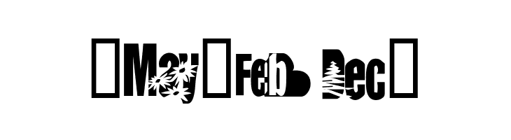 KR Calendar  Free Fonts Download