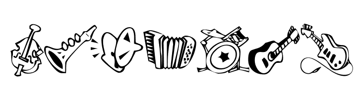 KR Music Class  Free Fonts Download