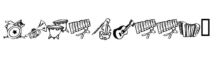 KR Music Class  Free Fonts Download