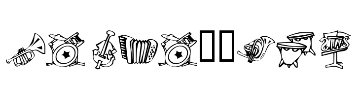 KR Music Class  Free Fonts Download