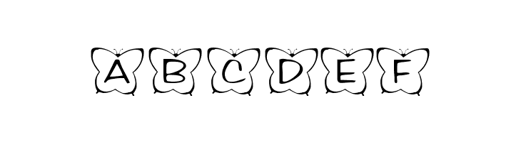 KR Butterfly Two  Free Fonts Download