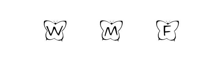 KR Butterfly Two  Free Fonts Download