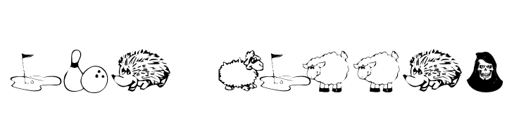 KR Katlings Eight  Free Fonts Download