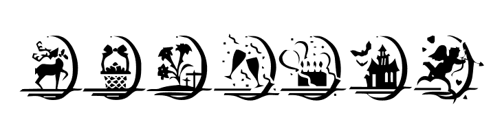 KR Happy Holidays  Free Fonts Download