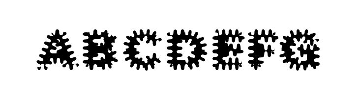 Inkblots  Free Fonts Download