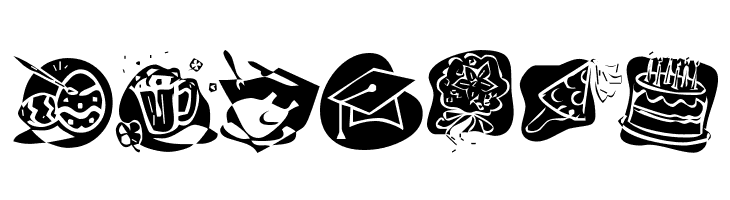 KR More Holidays  Free Fonts Download