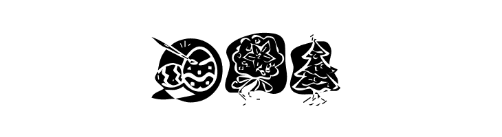 KR More Holidays  Free Fonts Download