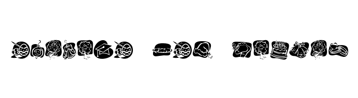 KR More Holidays  Free Fonts Download