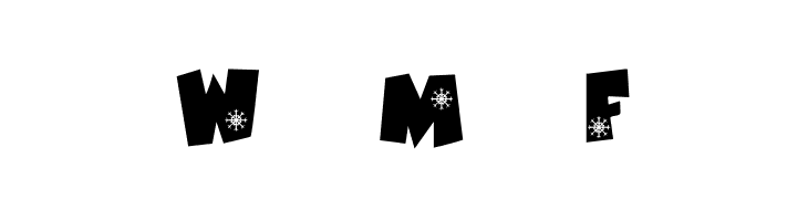 KR Snowflake  Free Fonts Download
