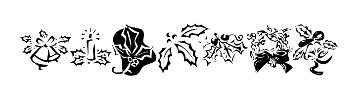 KR Lots Of Holly  Free Fonts Download