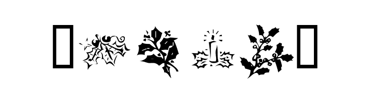 KR Lots Of Holly  Free Fonts Download