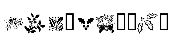 KR Lots Of Holly  Free Fonts Download