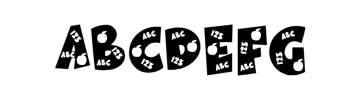 KR Back To School  Free Fonts Download