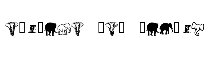 KR Rachel's Elephants  Free Fonts Download