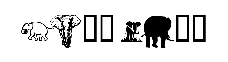 KR Rachel's Elephants  Free Fonts Download