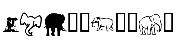 KR Rachel's Elephants  Free Fonts Download