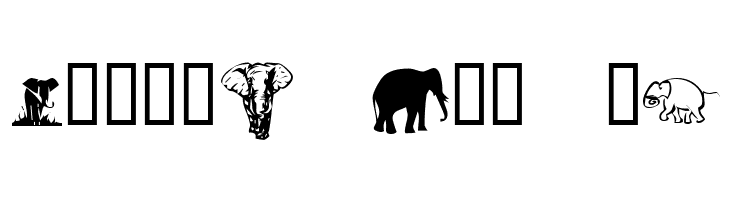 KR Rachel's Elephants  Free Fonts Download