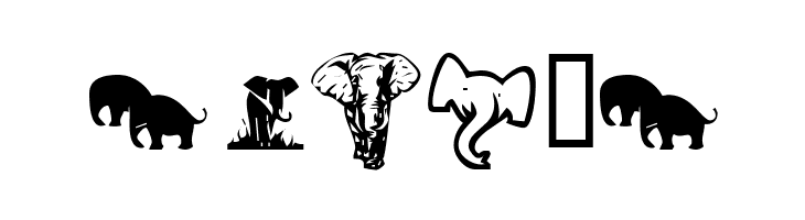 KR Rachel's Elephants  Free Fonts Download