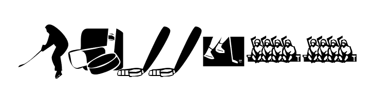 KR Hockey Dings  Free Fonts Download