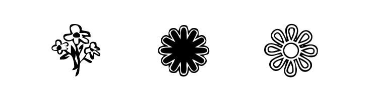 KR Kat's Flowers 2  Free Fonts Download