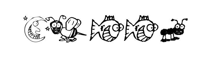 KR Silly Art Dings  Free Fonts Download