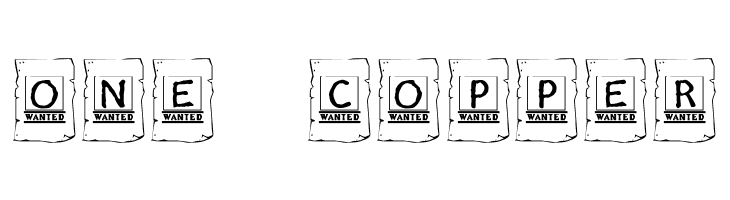 KR Wanted!  Free Fonts Download