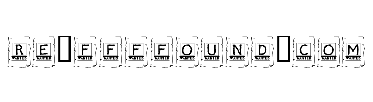 KR Wanted!  Free Fonts Download