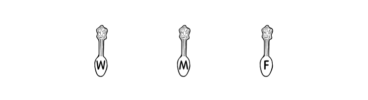 KR Silver Spoons  Free Fonts Download