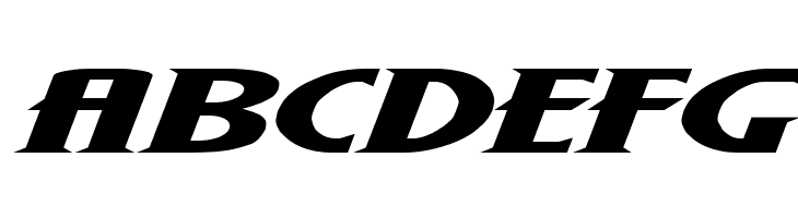 Wolf's Bane Expanded Italic  Free Fonts Download