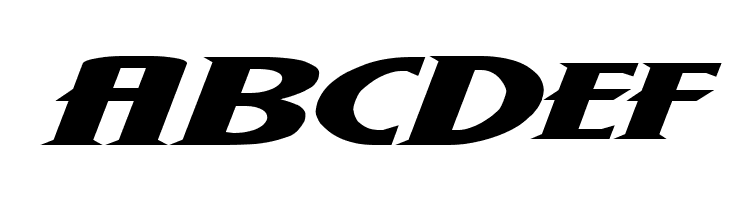 Wolf's Bane Expanded Italic  Free Fonts Download