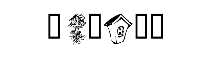KR Birdhouse  Free Fonts Download